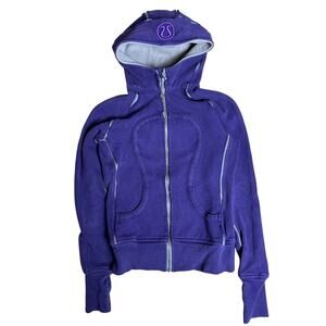 Vintage Lululemon Special Edition Scuba Purple Hoodie Women Size XS